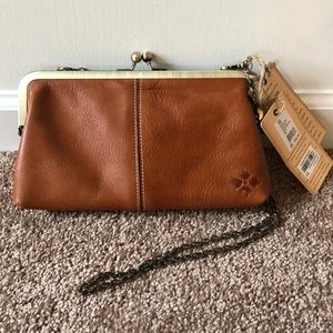 Patricia Nash Italian leather brown purse